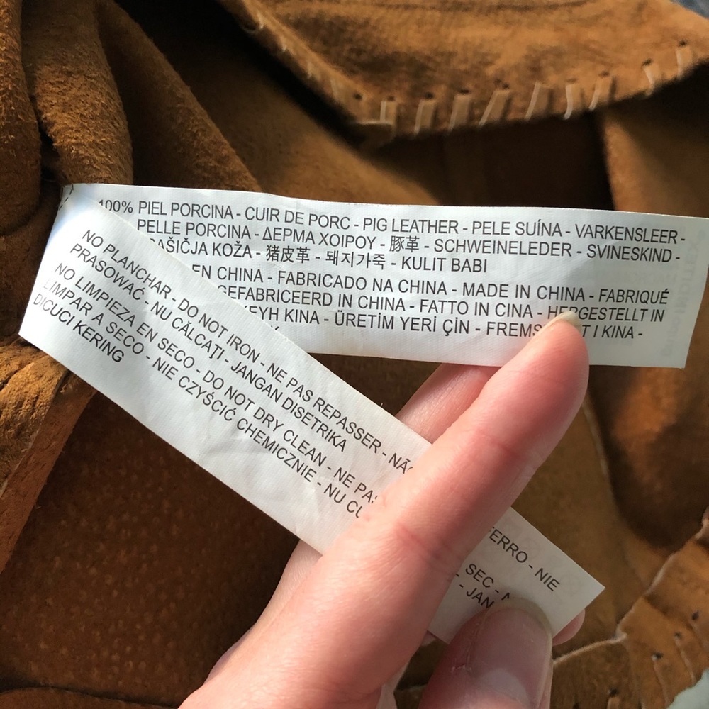 Zara leather vest - Picture 5 of 6